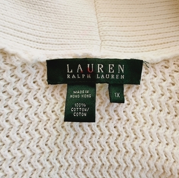 Lauren Ralph Lauren 3/4 sleeve kit sweater - Picture 7 of 9